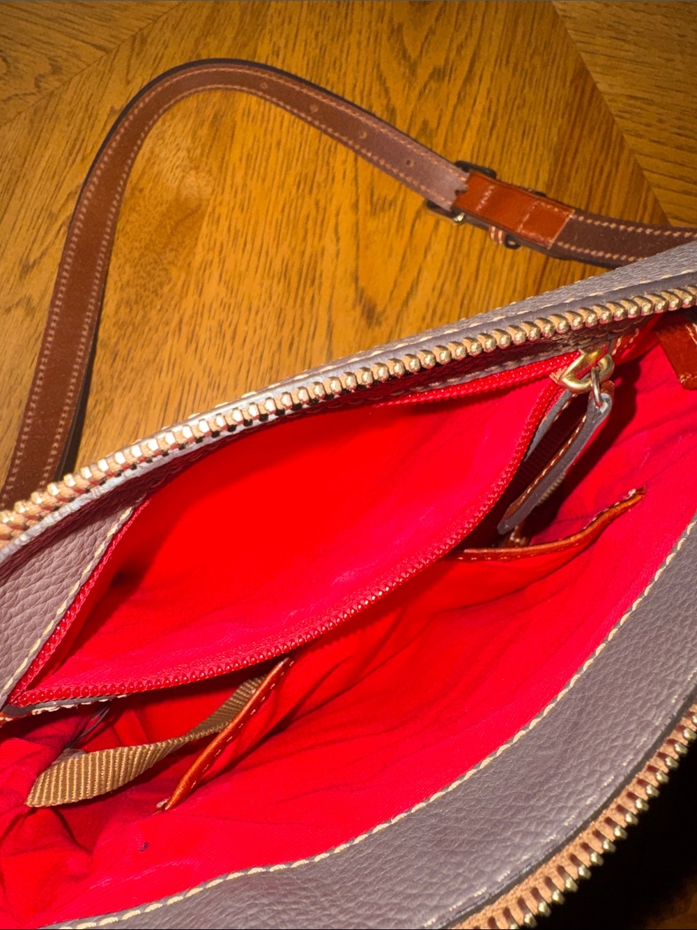 Dooney & Bourke Allison Pebble Leather Bag - Picture 14 of 15
